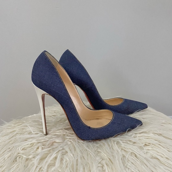 Christian Louboutin Shoes Christian Louboutin Denim Pumps Poshmark